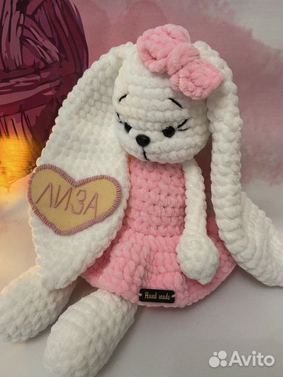 Вязаные игрушки, подушки, корзинки