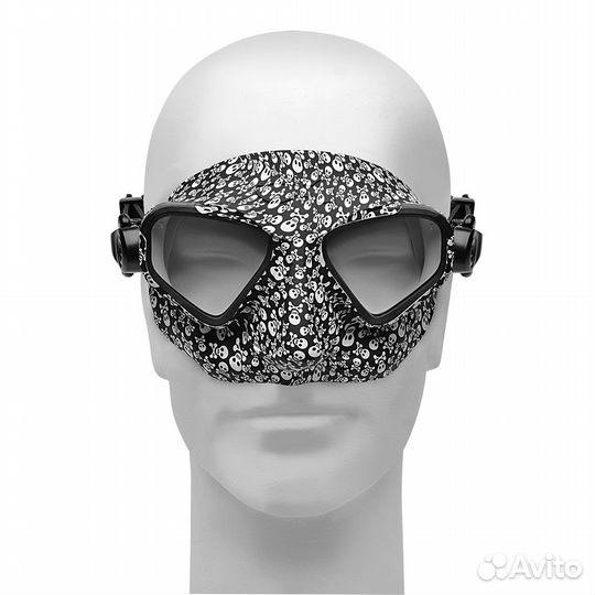 Двухстекольная маска для подводной охоты Falcon Pi