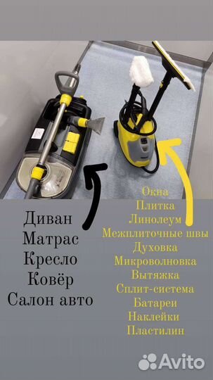 Аренда моющего пылесоса karcher химчистка клининг