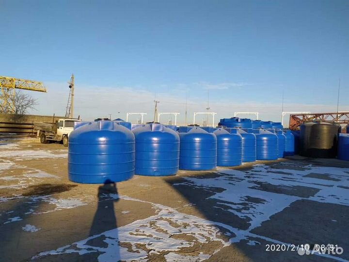 Пластиковая бочка для кас 5 кубов