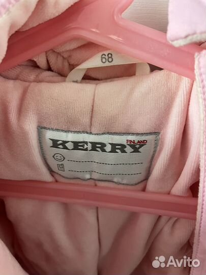Зимний комбинезон kerry для девочки 68