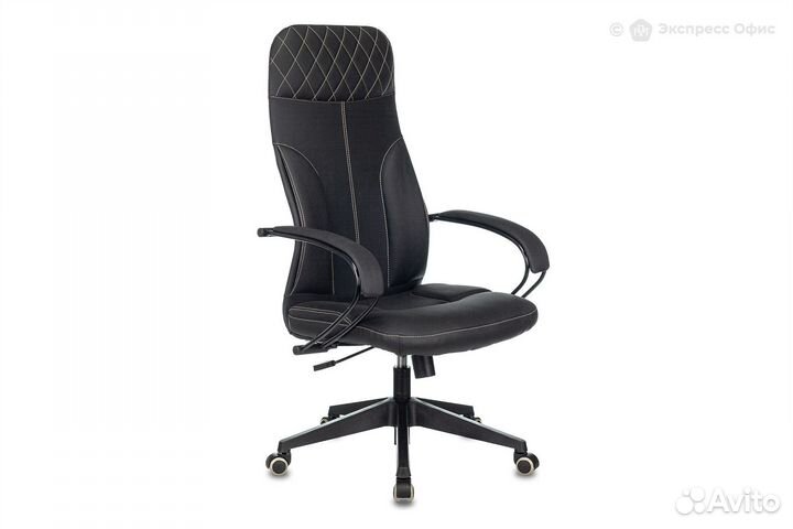 Кресло для руководителя Бюрократ CH-608/ECO/black