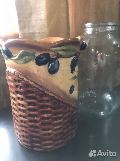 Емкость керамическая для сыпучих продуктов 3л