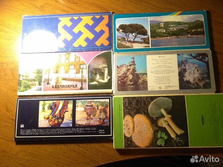 Комплекты из цветных открыток СССР и ГДР