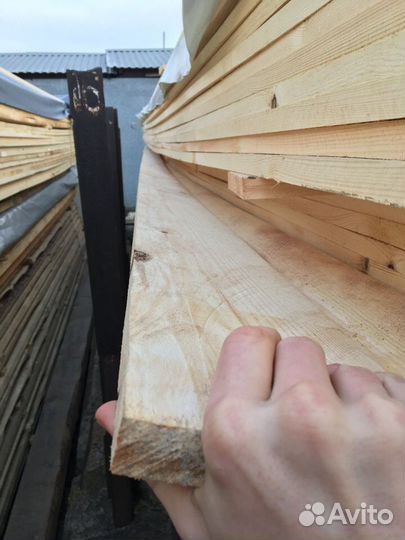 Доска хвоя сухая строганная категории В