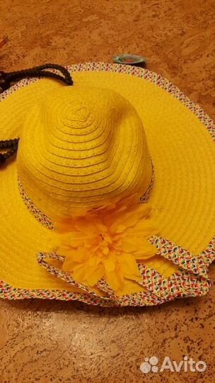 Пляжная сумка и шляпа набор