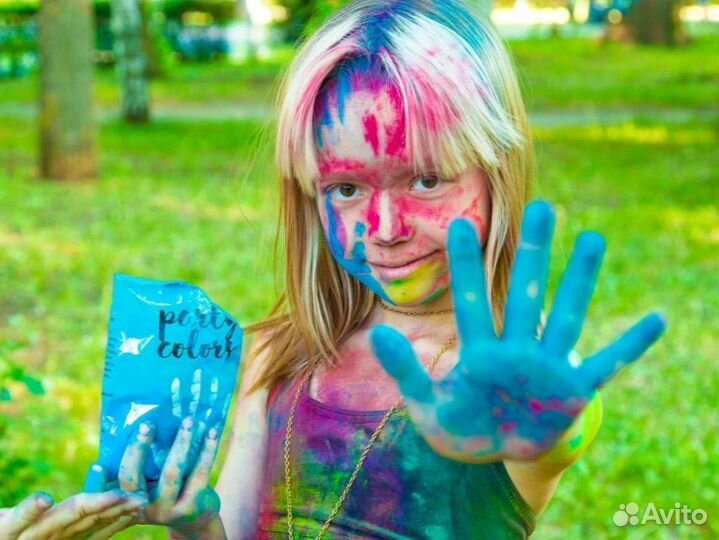 Пенная вечеринка / краски холи