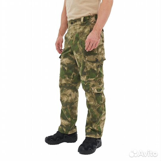 61994 Брюки Huntsman Крафт хлопок малахит