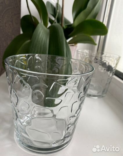 Кашпо стеклянное