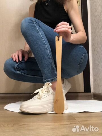 Рожок для обуви деревянный