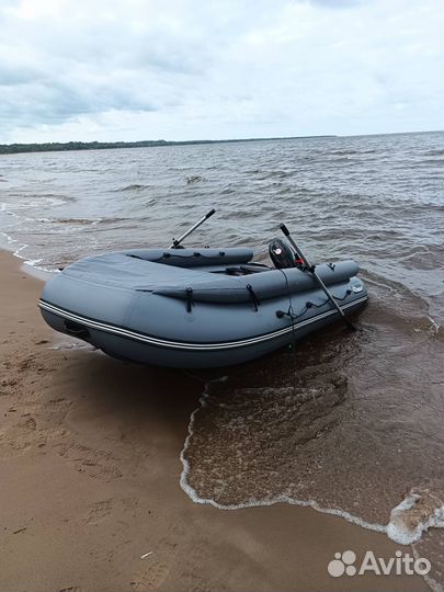 Надувная лодка пвх бу с мотором