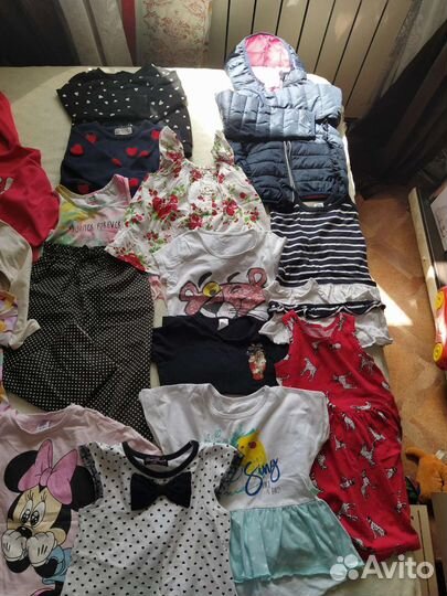 Пакет вещей на девочку 104-110