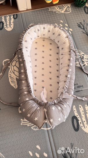 Кокон гнездышко с твердым матрасом