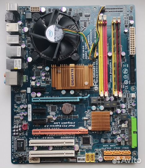 Материнская плата + процессор Intel (LGA 775)
