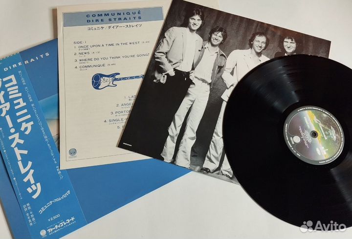 Винтажная виниловая пластинка LP Dire Straits Comm