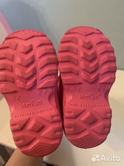 Сапоги для девочки lemigo 22-23