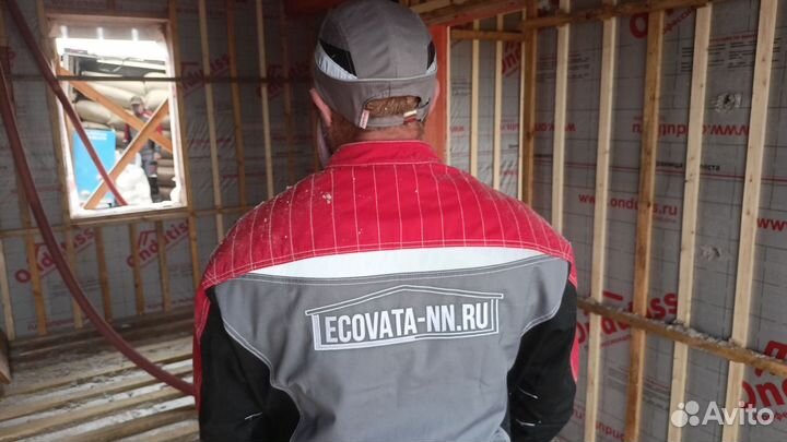 Эковата Утепление эковатой дома, стен, потолка