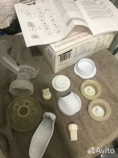 Молокоотсос avent ручной Не в полной комплектации