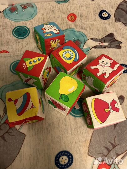 Мягкие кубики