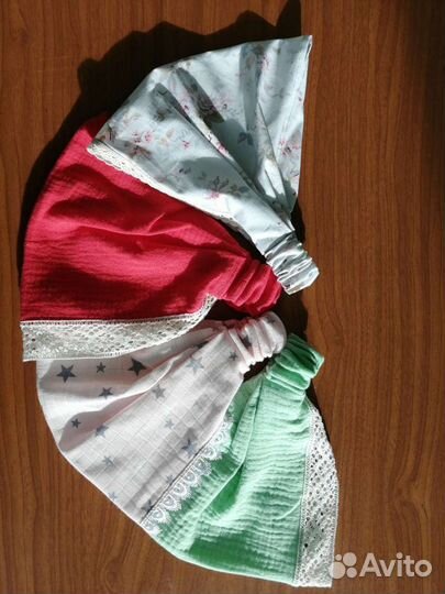 Бандана платок косынка слюнявчик из муслина