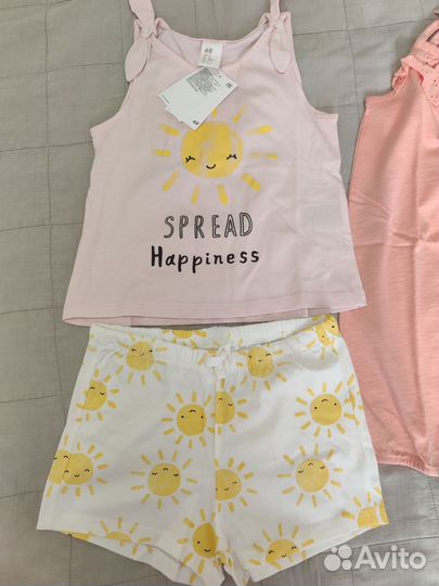 Пакет новых вещей hm 92 на девочку