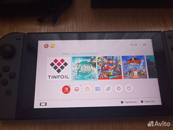 Nintendo Switch прошитый + 20 игр