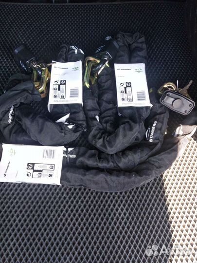 Цепь с замком 12 мм для велосипеда, мопеда