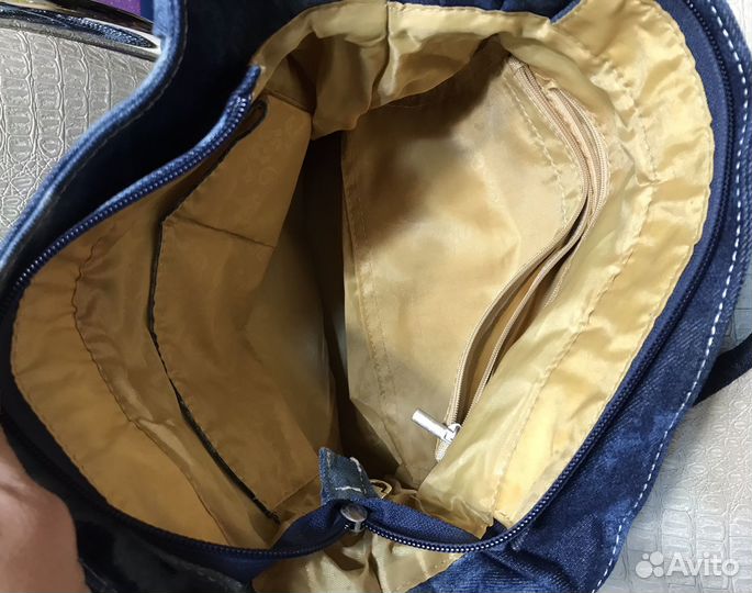 Сумка джинсовая