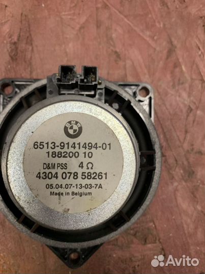 Колонки в дверь на BMW