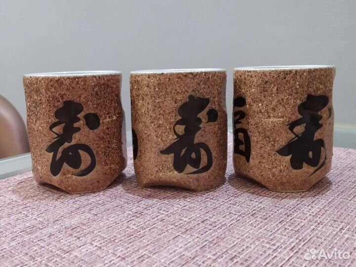 Юноми Мино - Чашки для зелёного чая Япония 3 шт