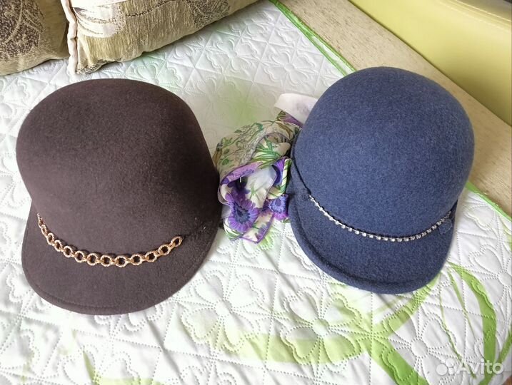 Шляпа фетровая женская