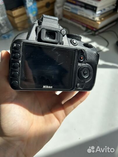 Зеркальный фотоаппарат nikon d3100 с 2 объективами