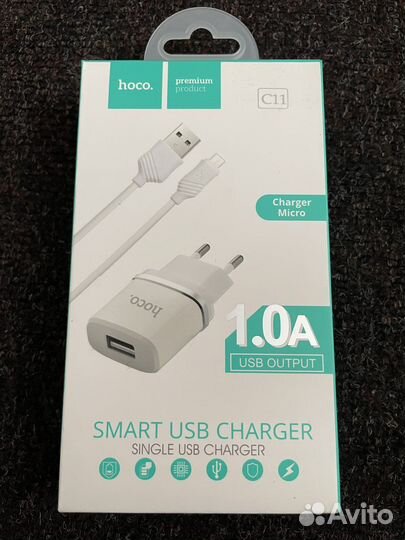 Зарядное устройство hoco c11 microusb