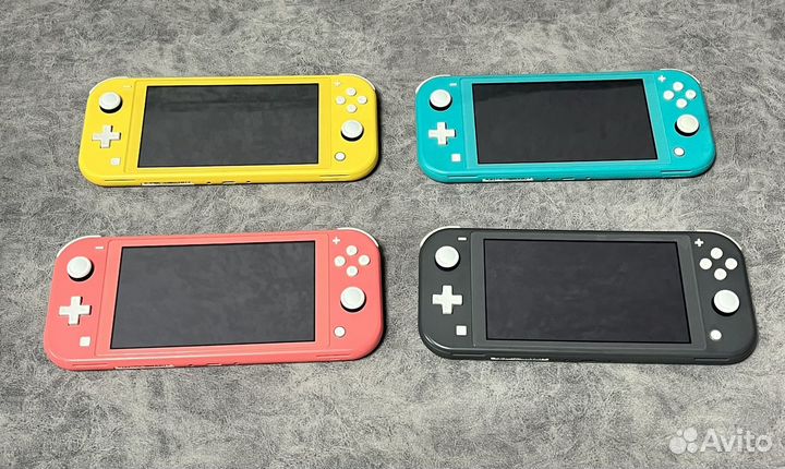 Прошитые Nintendo Switch Lite, карта памяти 128 гб