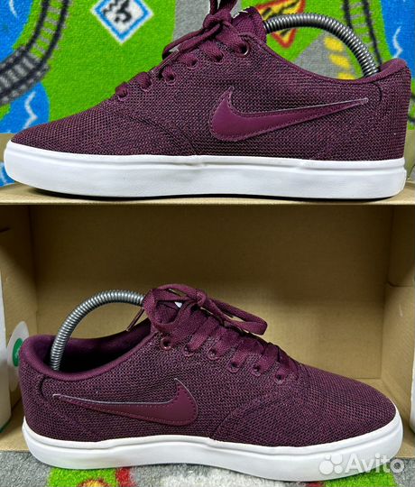 Nike Sb Check Solarsoft Canvas Red оригинал