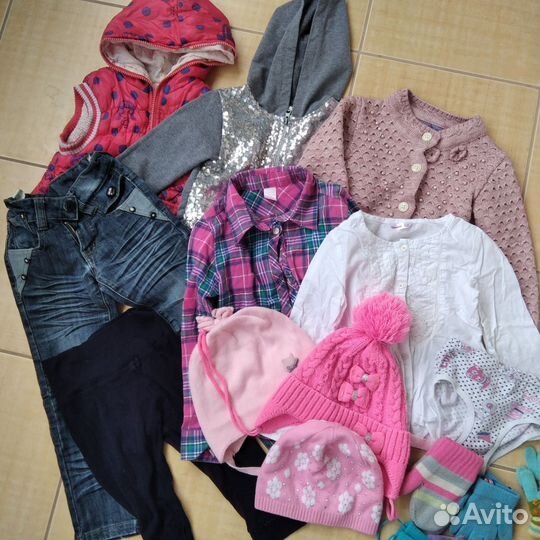 Вещи пакетом на девочку (с 2 лет)