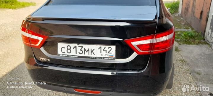 Лип спойлер Лада vesta