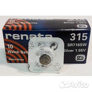 Элемент питания renata 315 (SR716SW) BL1