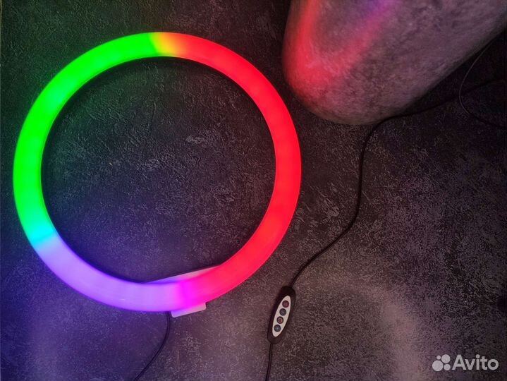 Кольцевая лампа RGB 33см Селфи лампа