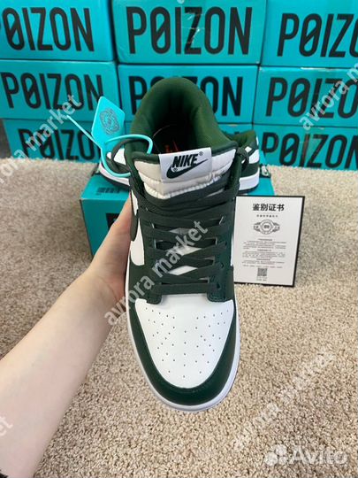 Nike Dunk Low Varsity Green Оригинал