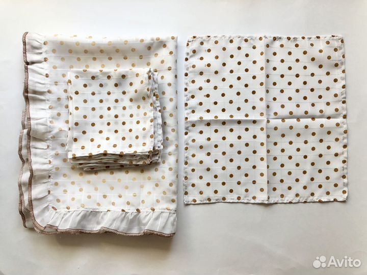Комплект салфетки и скатерть на стол сервировочные