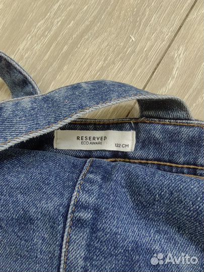 Комбинезон джинсовый 122