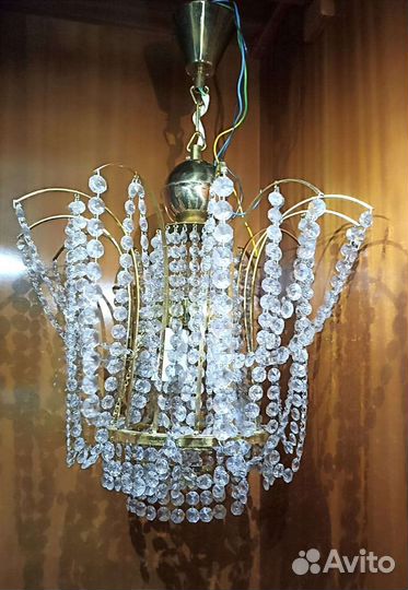 Люстра хрустальная Чехия 