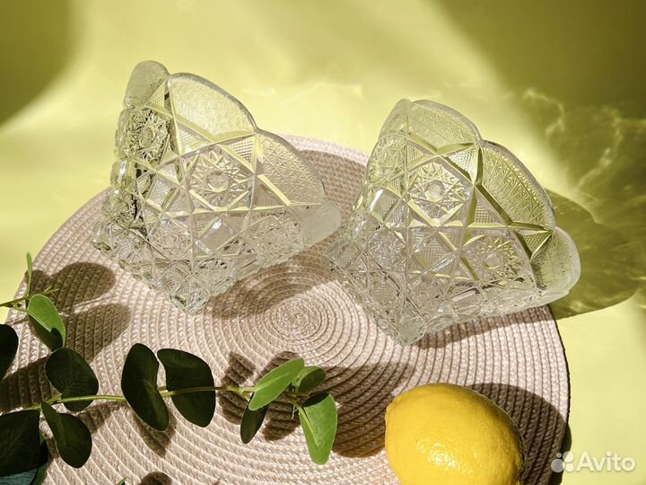 Салатник хрустальный СССР ваза для фруктов