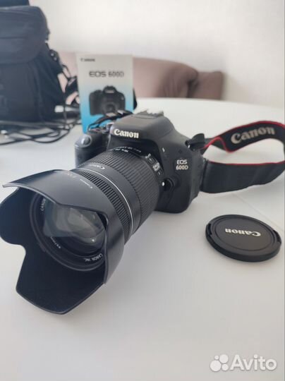 Зеркальный Canon EOS 600D + 2 oбъектива Canon
