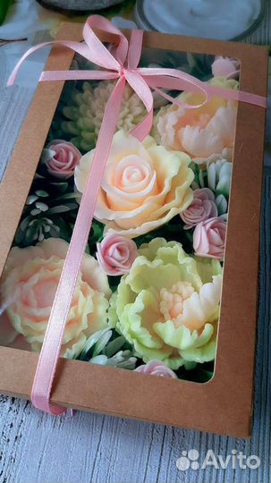 Мыло в крафт-коробке