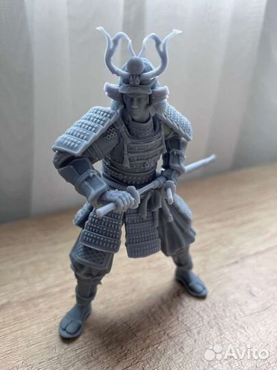 Самураи из фотополимерной смолы