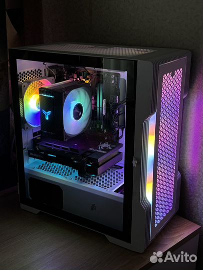 Игровой компьютер/ ryzen 5 5500/ rx6600/ 16gb