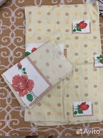 Постельное белье 2спальное простыня и пододеяльник