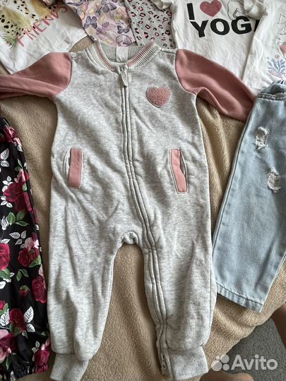 Пакет одежды на девочку 80